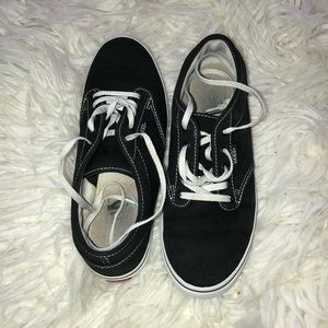 black & white vans